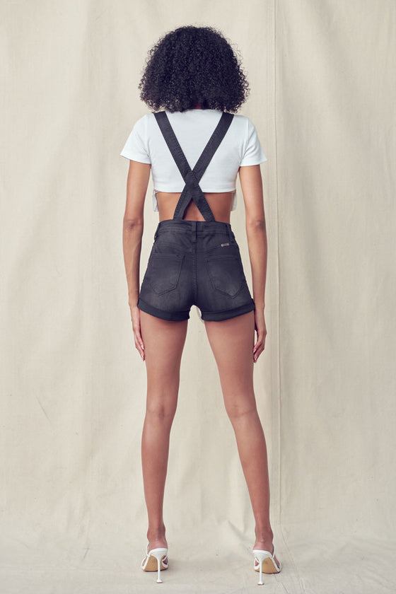 Micah High Rise Overall Shorts - Official Kancan USA
