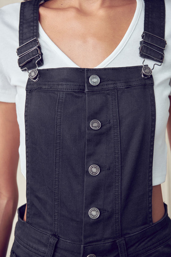 Micah High Rise Overall Shorts - Official Kancan USA