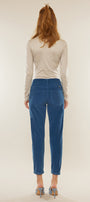 Leah High Rise Mom Fit Corduroy Pants - Official Kancan USA