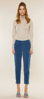 Leah High Rise Mom Fit Corduroy Pants - Official Kancan USA