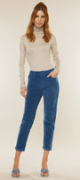 Leah High Rise Mom Fit Corduroy Pants - Official Kancan USA