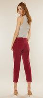Leah High Rise Mom Fit Corduroy Pants - Official Kancan USA