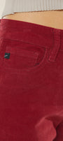 Leah High Rise Mom Fit Corduroy Pants - Official Kancan USA