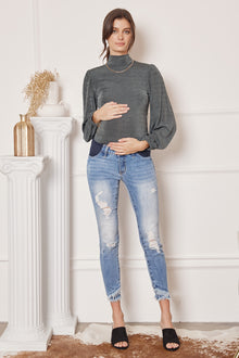  Penn Maternity Ankle Skinny Jeans - Official Kancan USA