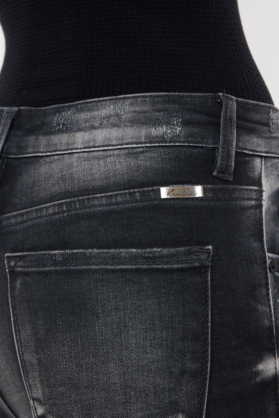 Peyton Mid Rise Moto Super Skinny Jeans - Official Kancan USA