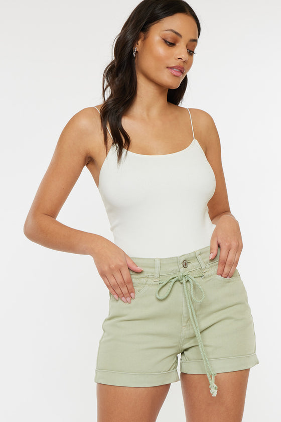 Azalea High Rise Draw String Shorts - Official Kancan USA