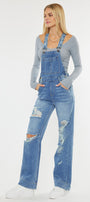 Malibu High Rise Wide Leg Overalls - Official Kancan USA