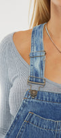 Malibu High Rise Wide Leg Overalls - Official Kancan USA