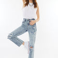 Chesney High Rise Straight Leg Jeans - Official Kancan USA