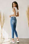 Irene Mid Rise Ankle Skinny Jeans - Official Kancan USA
