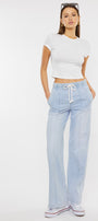 Alina Ultra High Rise Wide Leg Jeans - Official Kancan USA