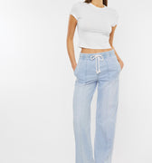 Alina Ultra High Rise Wide Leg Jeans - Official Kancan USA