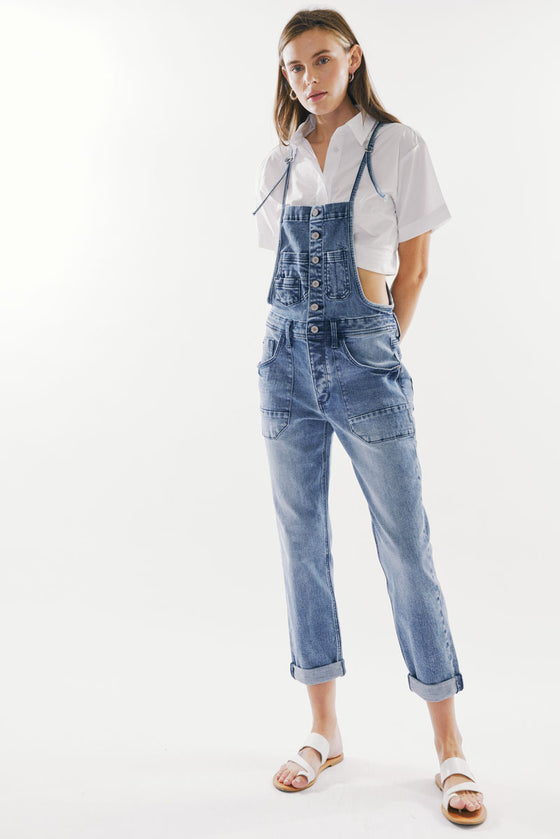 Marceline Straight Leg Overalls - Official Kancan USA