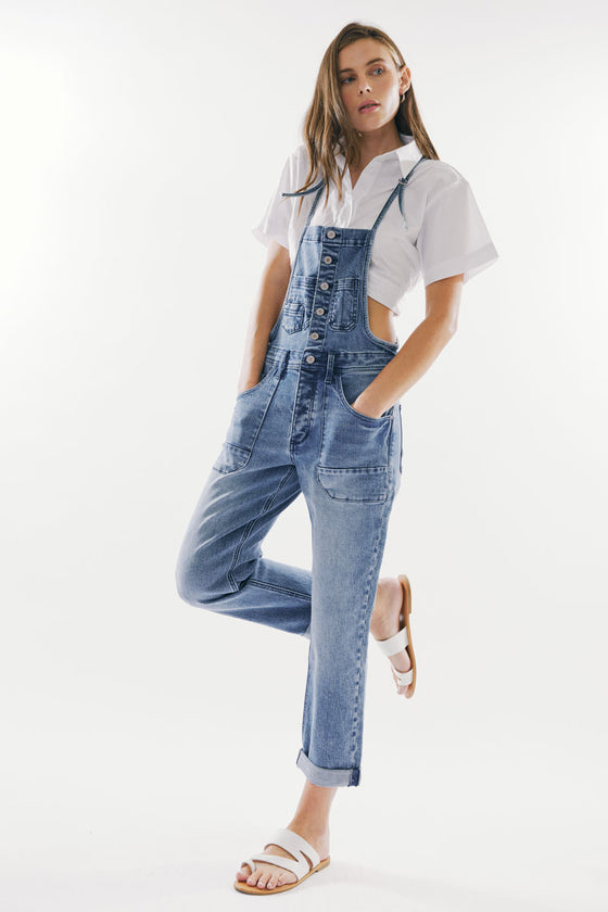 Marceline Straight Leg Overalls - Official Kancan USA