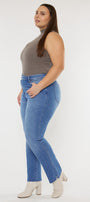Lory High Rise Slim Straight Jeans (Plus Size) - Official Kancan USA