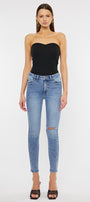 Vincity High Rise Ankle Skinny Jeans - Official Kancan USA