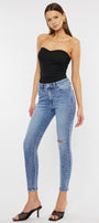 Vincity High Rise Ankle Skinny Jeans - Official Kancan USA