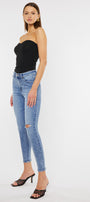 Vincity High Rise Ankle Skinny Jeans - Official Kancan USA