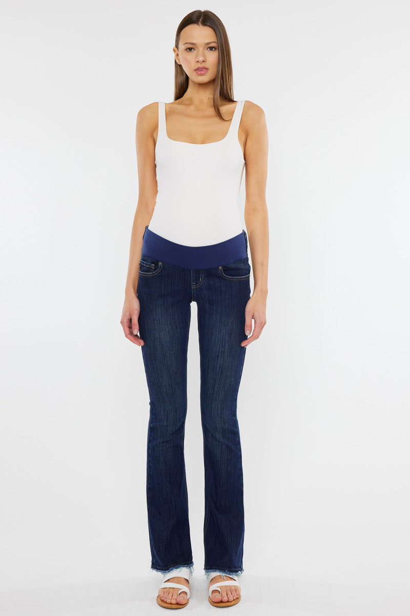Braisille Maternity Bootcut Jeans - Official Kancan USA