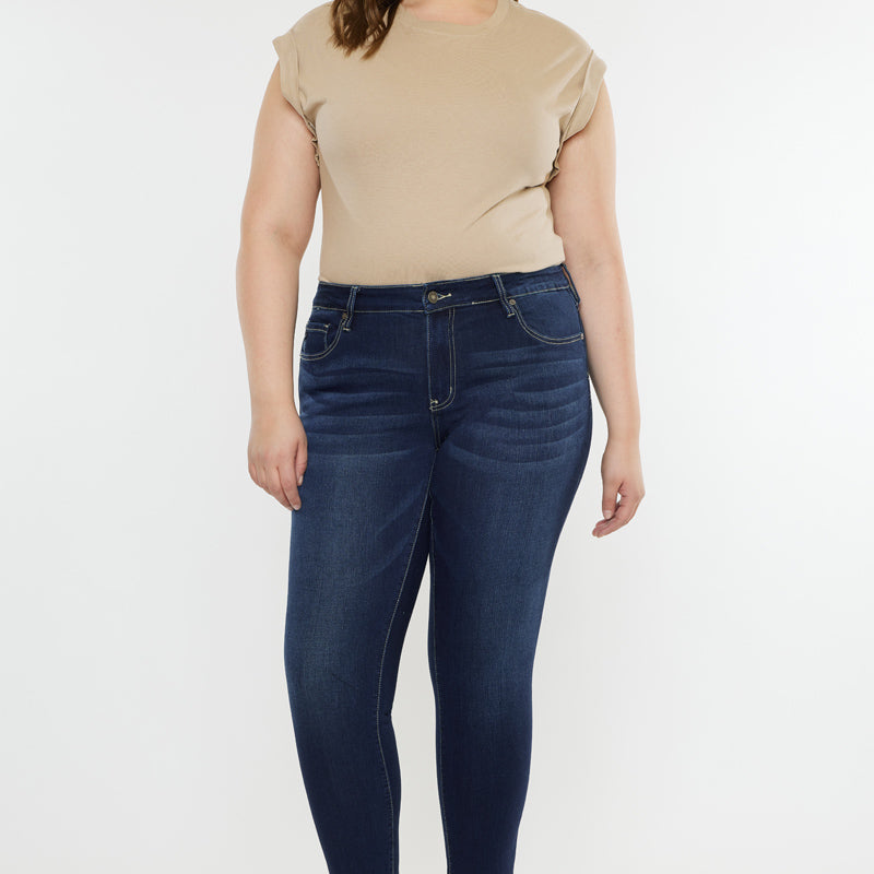Elizabeth High Rise Super Skinny Jeans (Plus Size) - Official Kancan USA