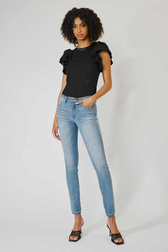 Ashlyn Mid Rise Super Skinny Jeans - Official Kancan USA