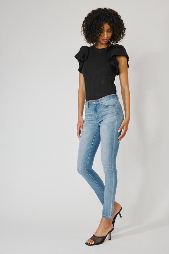 Ashlyn Mid Rise Super Skinny Jeans - Official Kancan USA