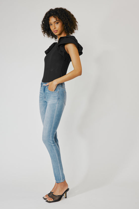 Ashlyn Mid Rise Super Skinny Jeans - Official Kancan USA