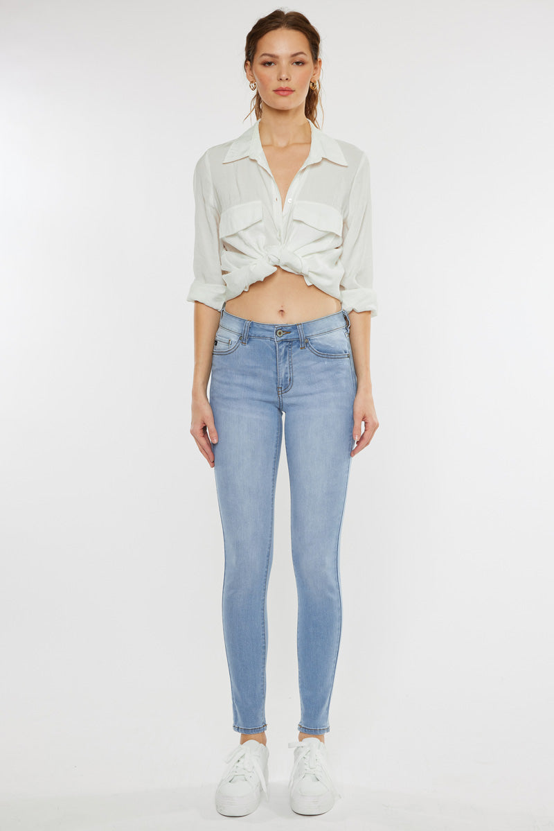 Alani Mid Rise Super Skinny Jeans - Official Kancan USA