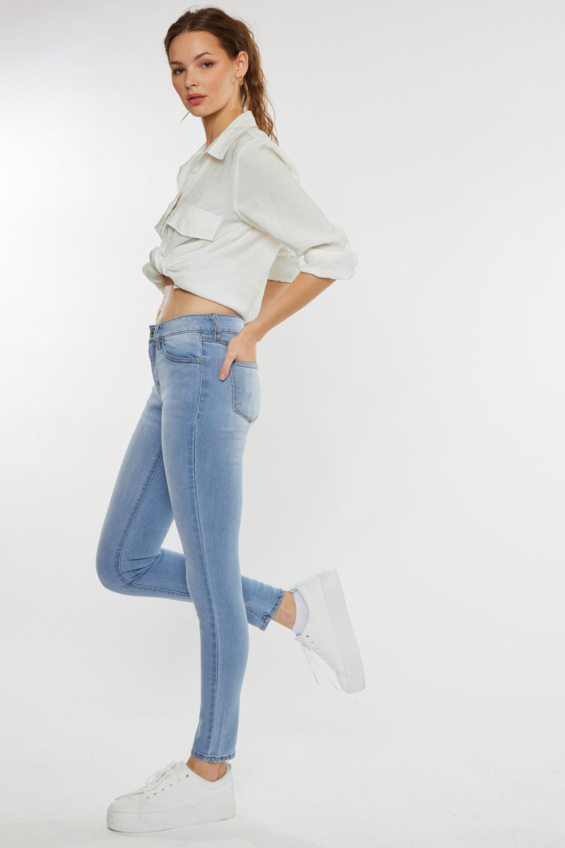 Alani Mid Rise Super Skinny Jeans - Official Kancan USA