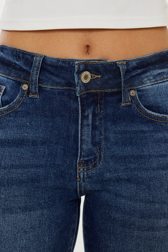 Sienna Mid Rise Super Skinny Jeans - Official Kancan USA