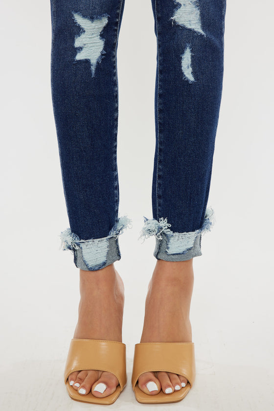 Sienna Mid Rise Super Skinny Jeans - Official Kancan USA