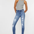 Florence Mid Rise Super Skinny Jeans - Official Kancan USA