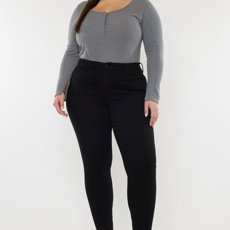 Jones High Rise Ankle Skinny Jeans (Plus Size) - Official Kancan USA