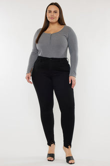  Jones High Rise Ankle Skinny Jeans (Plus Size) - Official Kancan USA