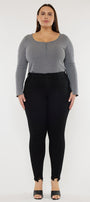 Jones High Rise Ankle Skinny Jeans (Plus Size) - Official Kancan USA
