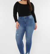 Bellatrix High Rise Ankle Skinny Jeans (Plus Size) - Official Kancan USA