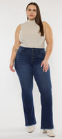 Yvette High Rise Flare Jeans - Plus - Official Kancan USA