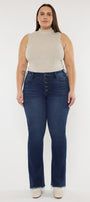 Yvette High Rise Flare Jeans - Plus - Official Kancan USA