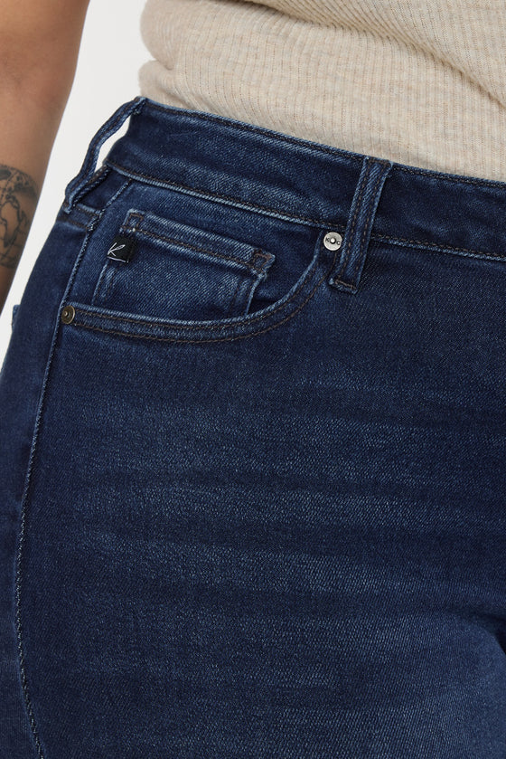 Yvette High Rise Flare Jeans - Plus - Official Kancan USA