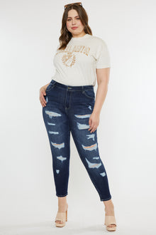  Tanya High Rise Super Skinny Jeans (Plus Size) - Official Kancan USA