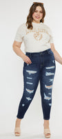 Tanya High Rise Super Skinny Jeans (Plus Size) - Official Kancan USA