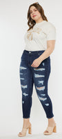 Tanya High Rise Super Skinny Jeans (Plus Size) - Official Kancan USA