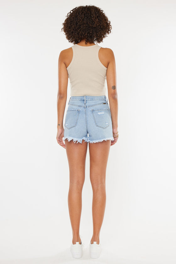 Leandra High Rise Crossover Shorts - Official Kancan USA