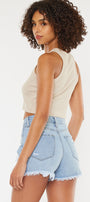 Leandra High Rise Crossover Shorts - Official Kancan USA