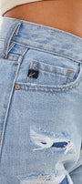 Leandra High Rise Crossover Shorts - Official Kancan USA
