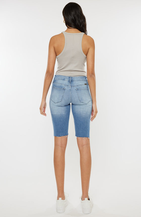 Yara Mid Rise Bermuda Shorts - Official Kancan USA