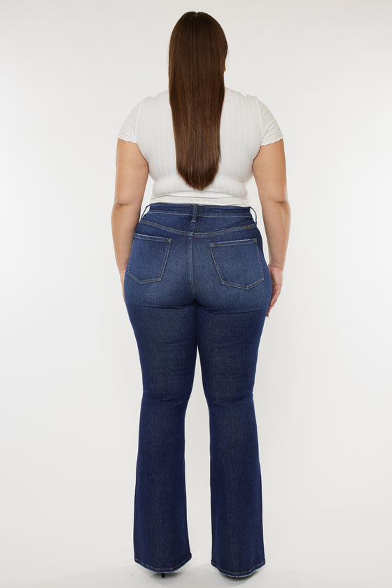 Solange High Rise Flare Jeans (Plus Size) - Official Kancan USA