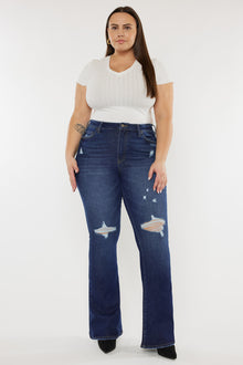  Solange High Rise Flare Jeans (Plus Size) - Official Kancan USA