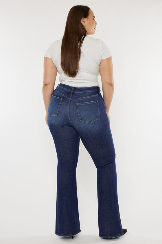 Solange High Rise Flare Jeans (Plus Size) - Official Kancan USA