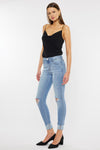 Fleur Mid Rise Ankle Skinny Jeans - Official Kancan USA